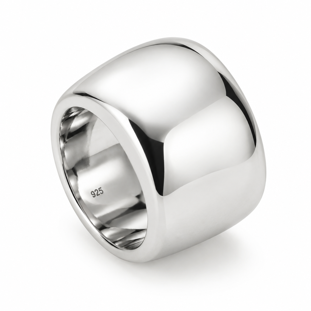 Sterling Silver Thick Band Ring